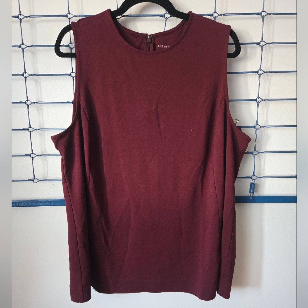 Lane Bryant Women's Rich Burgundy Muscle Tee